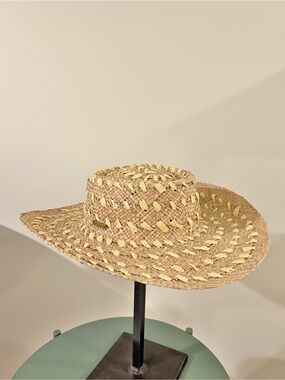 Lorna Murray || Palmy Island Hat Lemonade Raffia Tan Yellow‎ OS